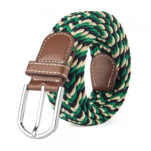 Buy cheap Fashionable No Buckle Elastic Braided Belt Woven Mens Zinc Weave product