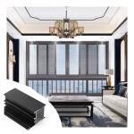 3.0mm Powder Coated Aluminum Alloy Profiles For Horizontal Sliding Windows And