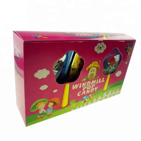 Quality Star Shape Windmill Custom Lollipops Novelty Design Interesting Pattern for sale
