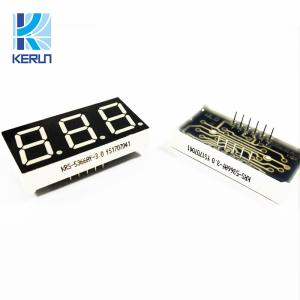 China 14.2mm 0.56in White 7 Segment LED Displays 3 Digit For Digital Temperature on sale