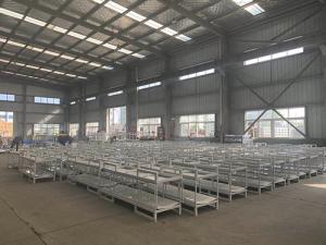 Customized Portable Stacking Racks Easy Mobility With Caster Wheels