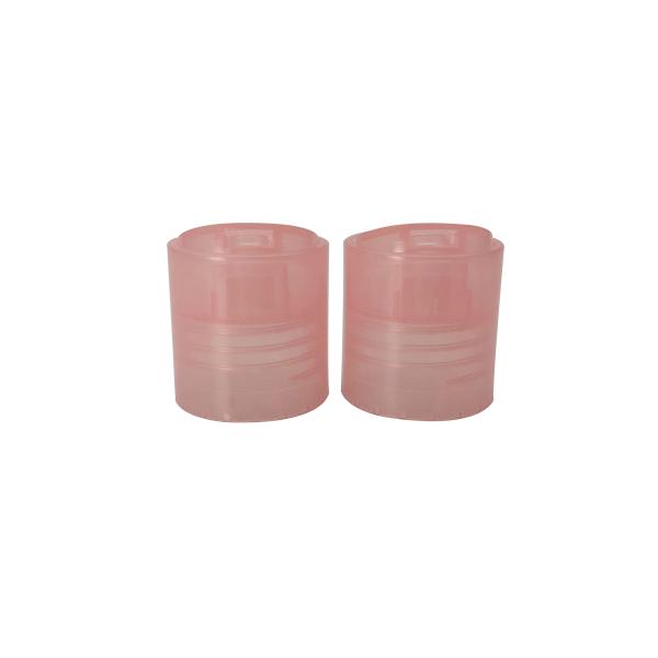Quality PP Plastic Screw Top Bottle Caps , 27.2mm Height Disk Top Cap for sale