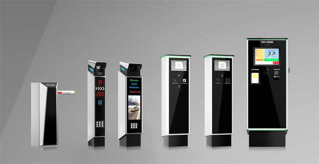 21.5-inch LCD Touchscreen Quick Exit Payment Kiosk for Easy Parking Fee Transactions in LPR Systems