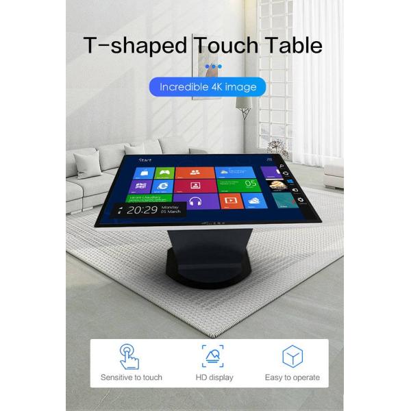 Indoor Smart Touch Screen Coffee Table Waterproof Interactive LCD Multi Touch Screen Table