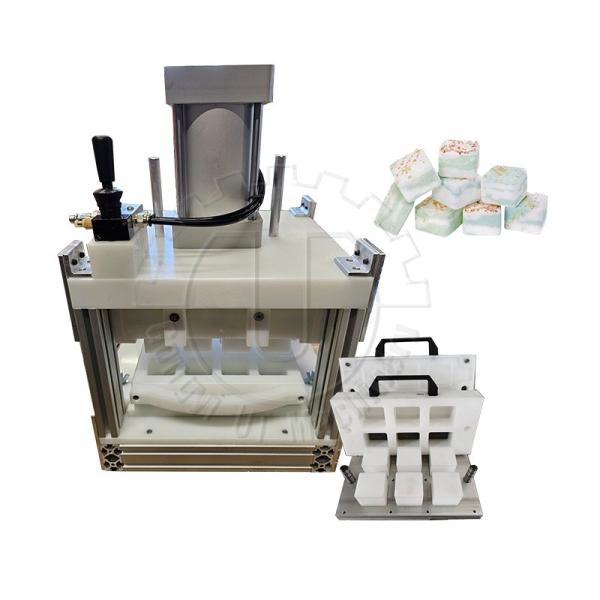 Quality Pneumatic Small Bath Bomb Press Machine Friendly Solid Shampoo Bars Moulding Machine for sale