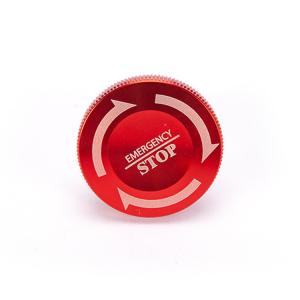 Emergency Momentary Off Push Button Switch Red Mushroom Cap 6Pin