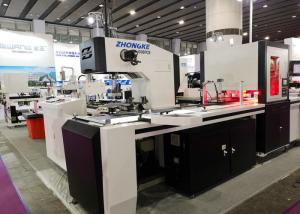 Buy cheap Zk-660FCS Cardboard Box Making Machine With Visual Manipulator Positioning product