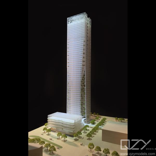 Quality Aedas 3D Architectural Site Model Skyscrapercity 1/300 OEM for sale
