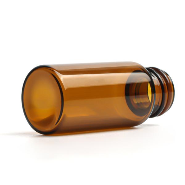 Engraving Cosmetic Dropper Bottle 1oz Capacity Amber Clear Round