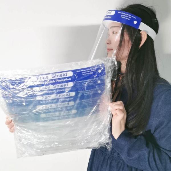 FDA Transparent Plastic Isolation Full Face Shield Visor