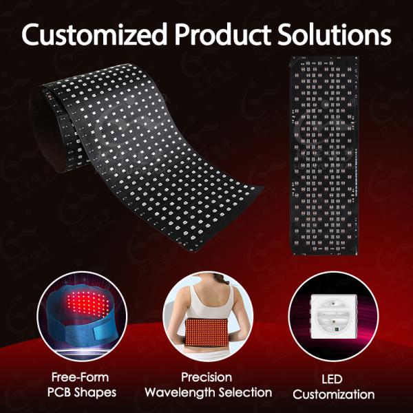 150pcs Flexible LED PCB Module 660nm+850nm Deep Red+IR