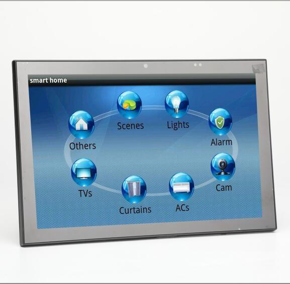 Customized LED Indicator 10.1 Inch Flush Wall mounted Android Tablet PoE with