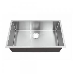 Buy cheap Large Stainless Steel Undermount One Bowl Kitchen Sinks For Granite Countertop product