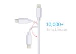 3FT Lightning To USB A Cable Phone Charger 2 Years Warranty MFi Certified I