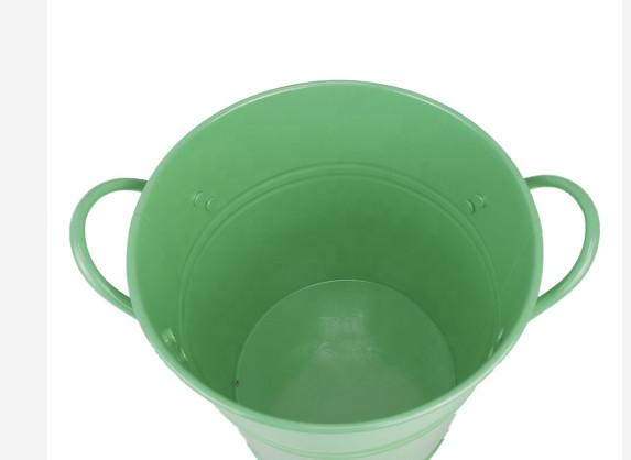 Quality Tinplate Personalized Christmas Buckets 0.23mm Gift Storage Containers for sale