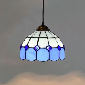 Buy cheap European retro luxury chandelier colorful glass beads Tiffany handmade art blue pendant light(WH-TF-27) product