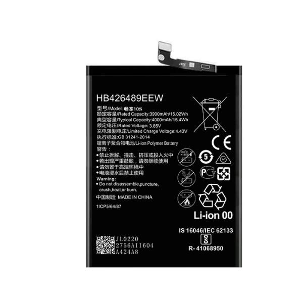 Quality HB426489EEW Huawei Lithium Ion Battery 3900mah 3.85V Black for sale