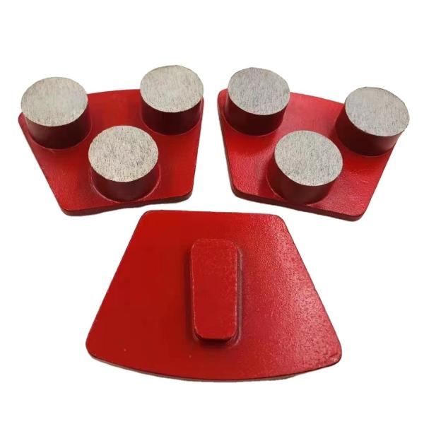 Quality 600# Trapezoid Metal Bond Tooling Diamond Grinding Shoes For Concrete for sale