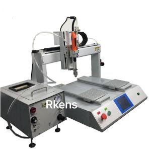 XYZ 3 Axis Two Working Table Auto feeding Screw Driver Robot