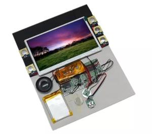 China 7″ Video Player Open Frame LCD Module, Push Button Start with AC or Battery power on sale