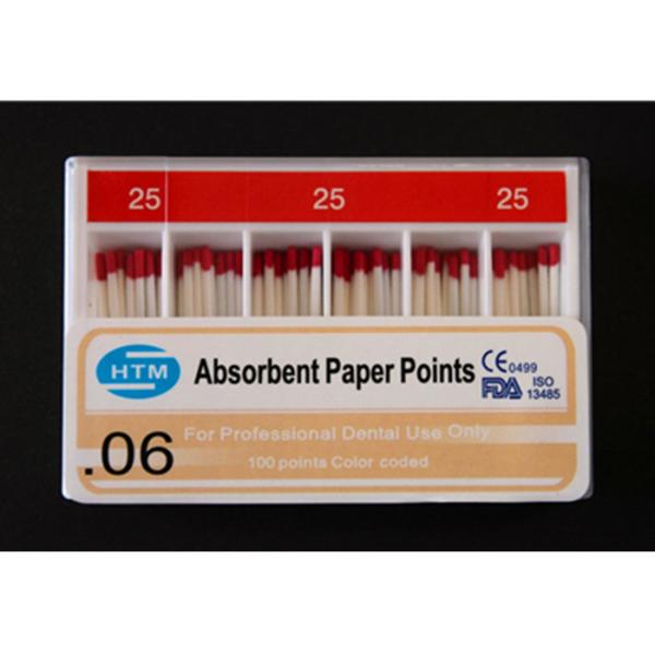 Safety Dental Gutta Percha Points , Economic Endodontic Paper Points
