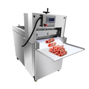 Buy cheap Multifunction Automatic Frozen Meat Slicing Machine PLC 380V Beef Chopping product