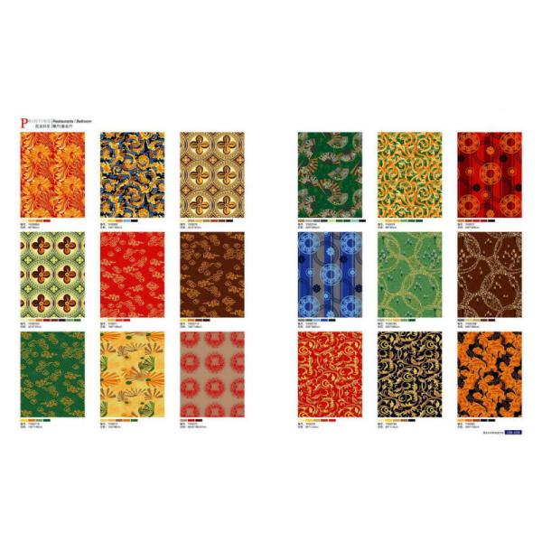 100 Nylon Modern Home Carpet , Nylon Printed Carpet Various Color
