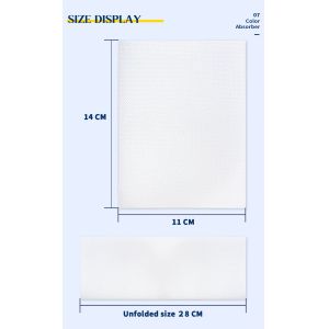 Nonwoven Fabric Color Catcher Sheet Portable Sustainable Safe And Skin Friendly