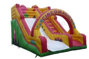 Adult / Children'S Inflatable Slides , Mini Jungle Big Blow Up Slide