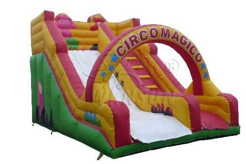 Quality Adult / Children'S Inflatable Slides , Mini Jungle Big Blow Up Slide for sale