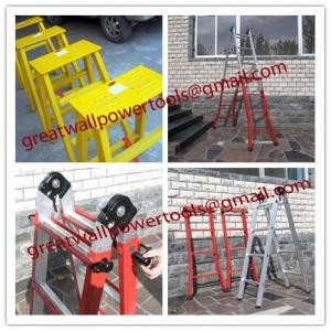 Buy cheap low price straight ladder,new type FRP Square Tube A-Shape insulated ladders product