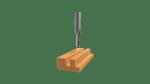 Solid Carbide Single One Flute Straight Router Bit For CNC Cutting Machine or