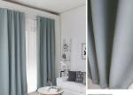 100% Polyester Blending Modern Window Curtains Multiple Colors Lightweight