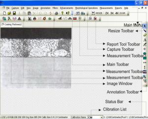 Metallographic Image Analysis Software MetaVision For Metallurgical Microscopes