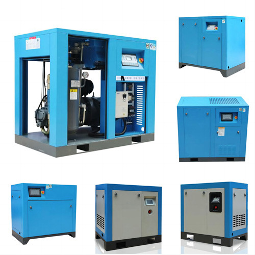 Fixed Speed Portable Rotary Air 15 Hp Screw Compressor Efficient Lose Noise