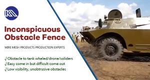 China Customized Tank Wire Mesh Net Anti Tank Track Wrapping Wire Mesh Reduce Tank Mobility on sale