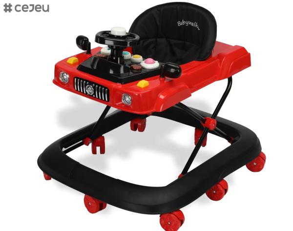 Quality Baby Walker Adjustable Height Removable Toy Wheels Folding Portable for sale