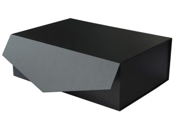 Quality Luxury Large Black Gift Box 14”x9.5”x 5”, Reusable Sturdy Box Decorative Storage Boxes for sale