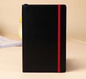 China A5/ A6 black emboss cover moleskin notebook LN-013 on sale