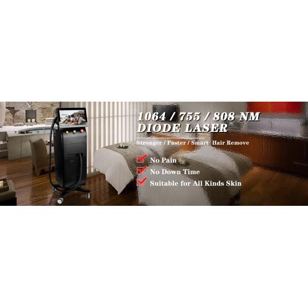 755 808 1064Nm Diode Laser Hair Removal Machine Big Spot Multi Language