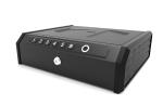 Beige Biometric Handgun Safe with Electronic Lock and Fingerprint Verification