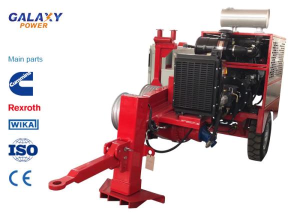 Quality GS90 Cummins Engine Hydraulic Pipe Puller , Hydraulic Tube Puller Red Color for sale