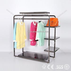 China Garment racks Double sided Waterfall display rack on sale