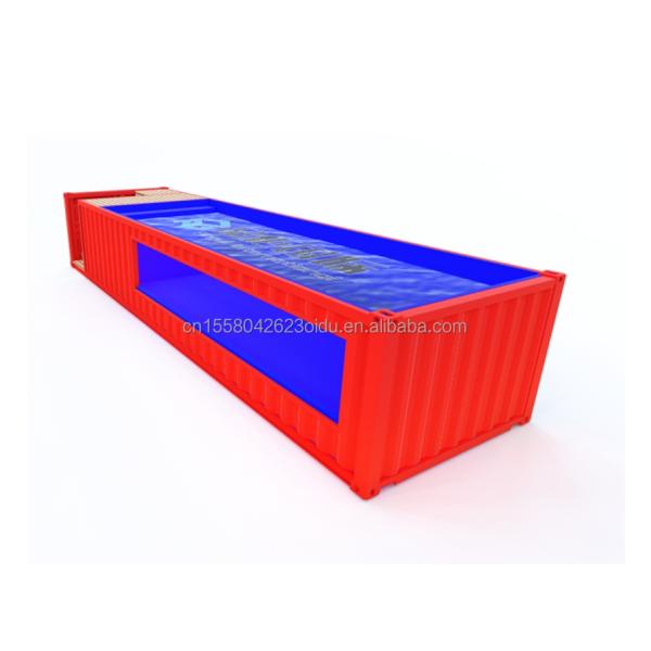 Outdoor Home Style Swimming Pool 20ft Shipping Container Pool with Customized Color and Aluminum Alloy Windows