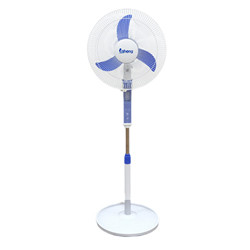 Pendulum 3 Speed Adjustable Solar Floor Fan Remote Control