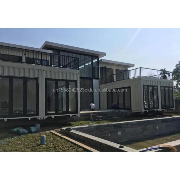 Galvanized Steel Square Tubes Customizable Prefabricated Container for Family Living or Office Combination Solution