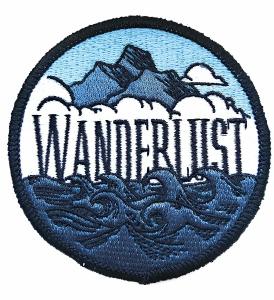China Jacket Custom Iron On Patches Embroidery Fabric Sew On Badges on sale