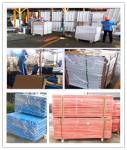 Industrial Push Back Rack Galvanised , Pallet Racking Single Pallet Per Level