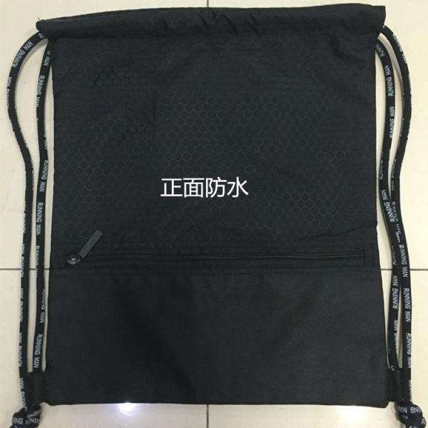 Waterproof Drawstring Backpack , Handled Style Waterproof Cinch Sack