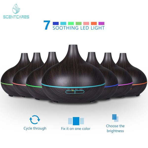 Wood Grain 0.65A 300ml Essential Oil Aromatherapy Diffuser 12W